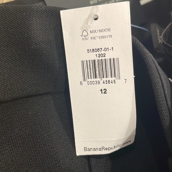 Banana Republic Black Pants, Size 12 - Picture 11 of 11